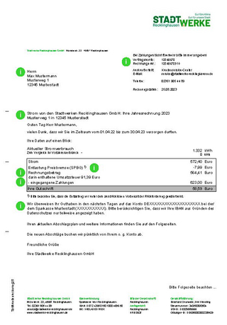 Kein Problem, in unseren Beispielrechnungen haben wir die wichtigsten Dinge für Sie erklärt. Hier finden Sie auch Informationen zu den Preisbremsen.