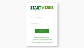 Dort könnt ihr über den untersten Punkt den Zählerstand erfassen, auch ohne einen Login zu benutzen.